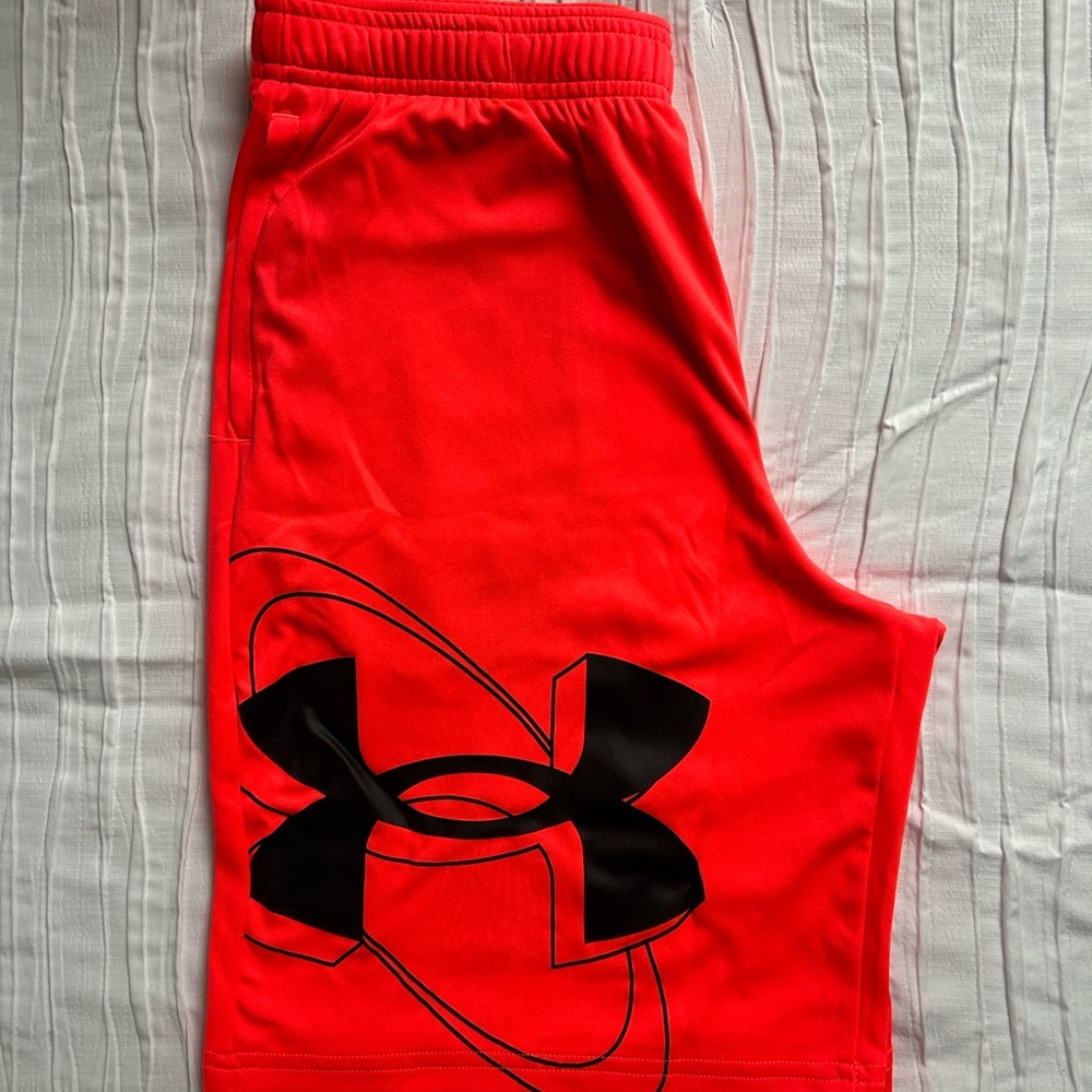 Under Armour Bright Red Sports Shorts